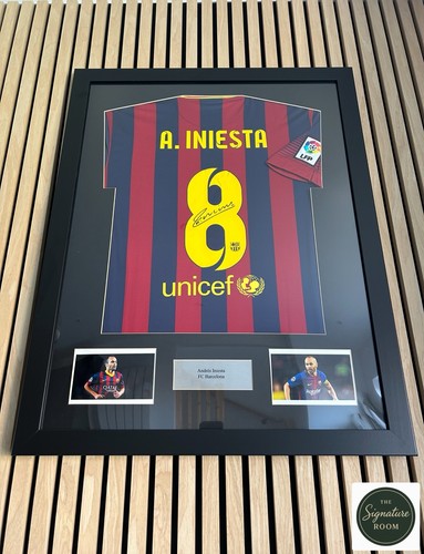 Andreas iniesta framed signed - andreas,