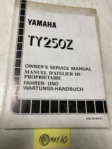 Yamaha ty250z ty250 4gg 1994 - yamaha,