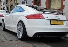 Stainless Exhaust Tips for Audi TT 8J (MK2) - Black and Silver!