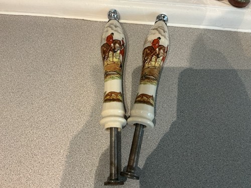 Vintage ceramic beer pump - x,