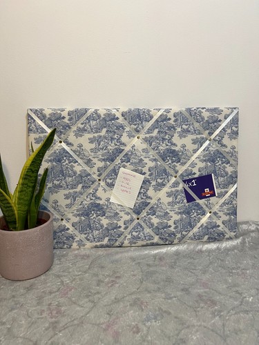 Blue toile jouy padded - de,