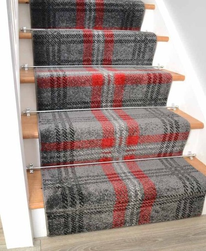 Red stair carpet - carpet, long