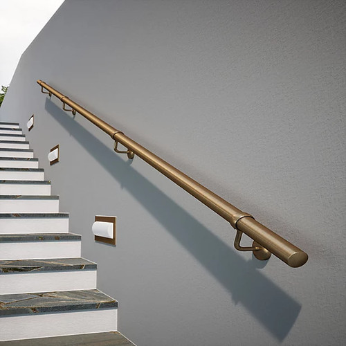 Rothley handrail antique - handrail, brass