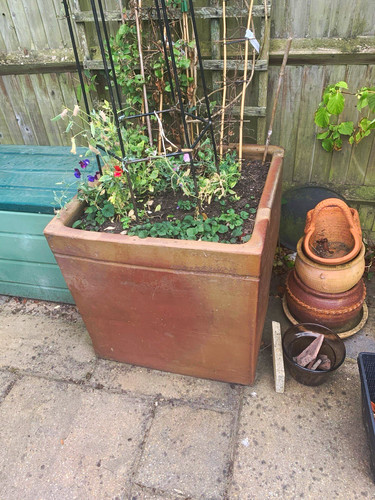 Large square brown outdoor - brown, 75