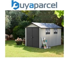 Keter Oakland 7511 Composite Garden 7ft x 11ft Shed Outdoor Storage Grey Resin