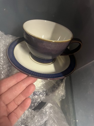 Denby storm tea - storm, saucer