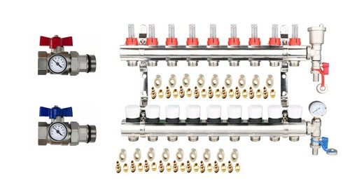 Manifold for underfloor - for,
