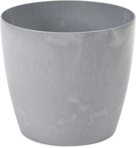 Round plant pot concrete - round,