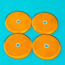 4 x Amber HI-VIZ Reflectors