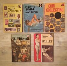 Vintage Ladybird 5 Hardback Books Stamp & Coin Collecting Theatre Story & Ballet