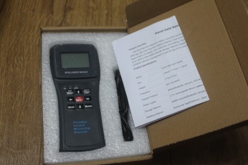 Pet microchip scanner handheld - microchip,