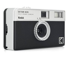 Kodak Ektar H35 Half Frame 35mm Film Reusable Black Compact Camera – Retro 
