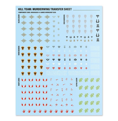 Kill team murderwing transfer - kill,