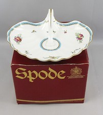 Spode Trapnell Sprays Handled Scalloped Shell Tray Bone China 9" Boxed
