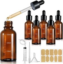 5 x 30ml 50ml Dropper Bottle