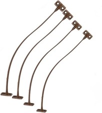 4 x Caravan Campervan Flap Stay Stop Flexible Lightweight Flaps Doors Cupboards