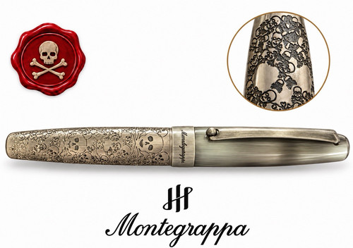 Montegrappa merry skull silver - montegrappa,