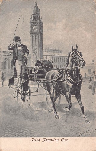 Postcard irish jaunting - postcard,