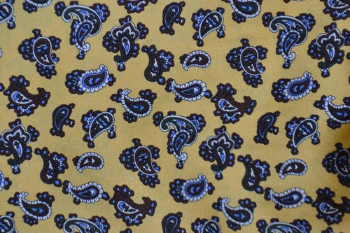 Lewin yellow silk ascot - , /