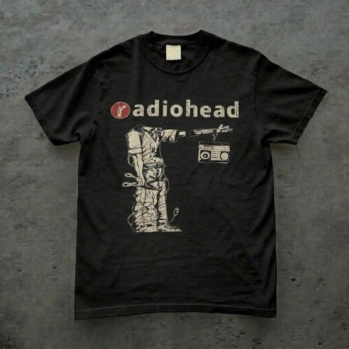 Black radiohead band unisex - band,