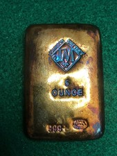 Nicely Toned Johnson Matthey 5oz 999 Silver Poured Bar