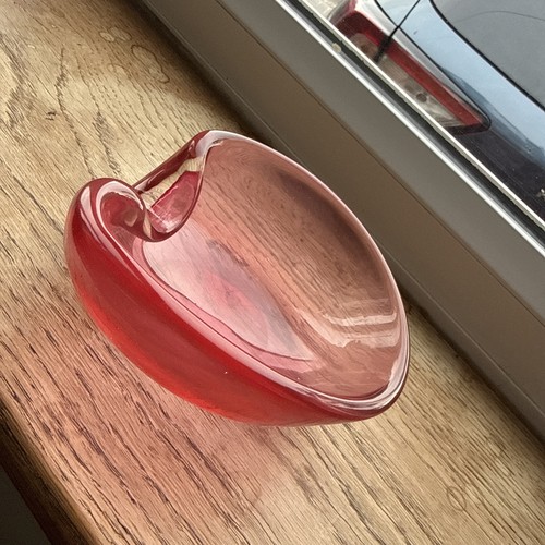Murano pink ashtray - murano,