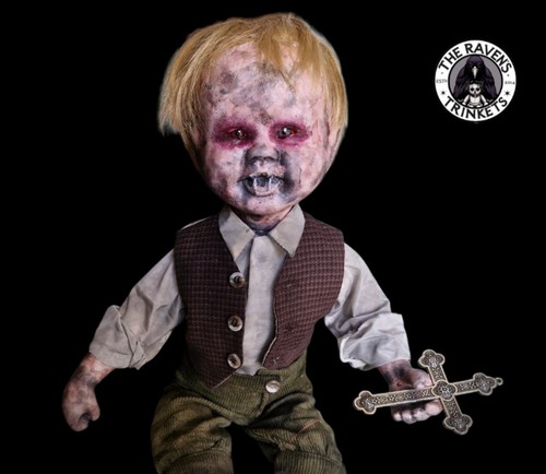 Creepy doll vampire horror - creepy,
