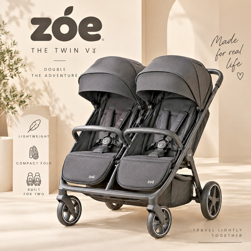 Zoe twin double stroller - zoe,