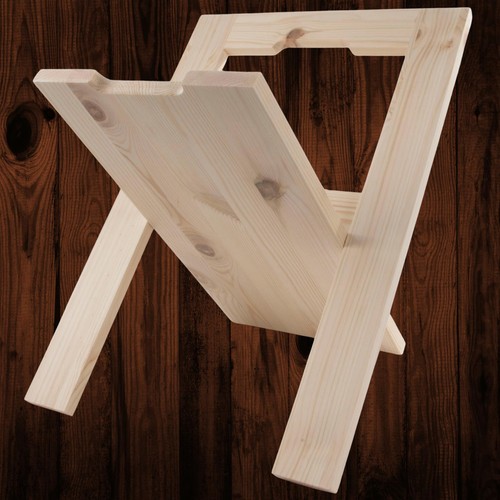 Foldable wooden magazine - wooden,