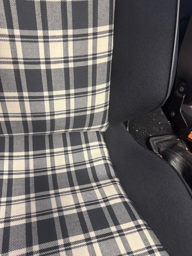 Carla check cloth seat - carla,
