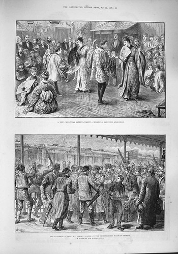 Original old antique - original, print