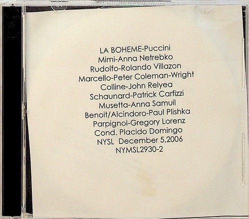 Puccini boheme live - puccini, la