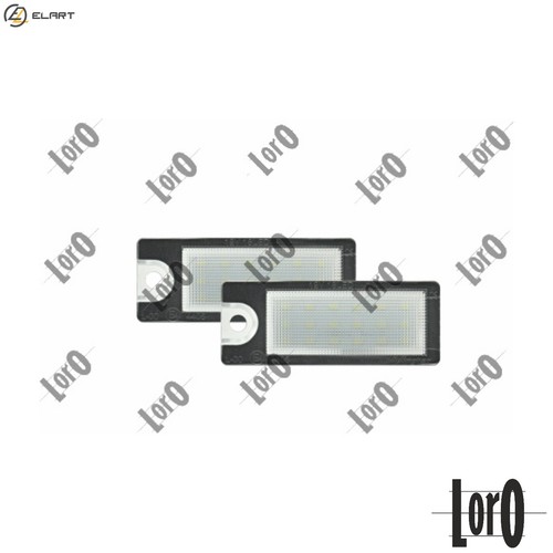 Licence plate light - plate,