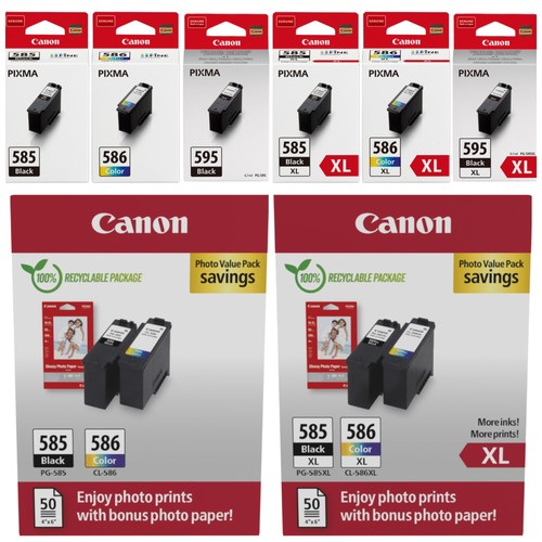 Canon 585 585xl cl 586 - canon, pg-585