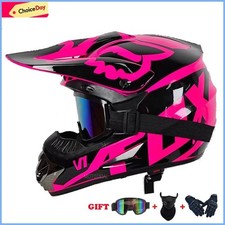 Adult Off-Road Motocross Helmet ATV MTB DH DOT Approved Full Face UK STOCK