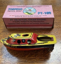 PT-109 Tinplate Steam Boat Pop