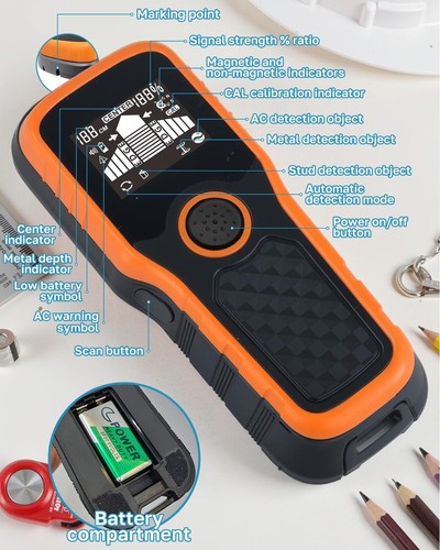 Electric detector wall - in,
