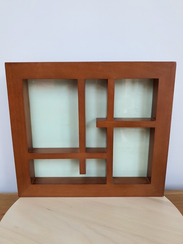 Vintage curio shelf - curio, wooden