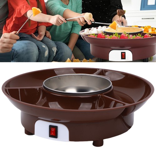 Electric chocolate fondue pot - fondue,
