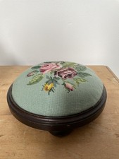 Vintage Round Footstool