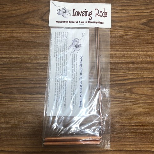 Copper dowsing rods shaped - copper,