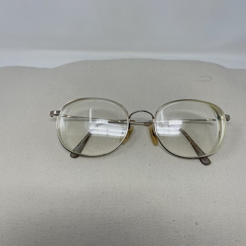 Vintage oval metal eyeglass - vintage,