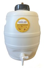 5 Gallon 25 L Pressure Barrel with 4" 8g Pin Valve Cap and Integral Grab Handles