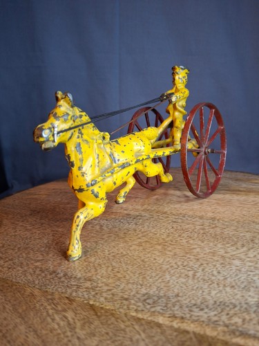 Antique hubley cast iron horse - hubley,
