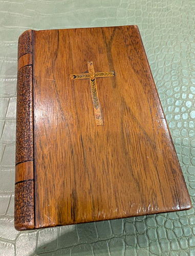 Victorian wooden bible puzzle - victorian,