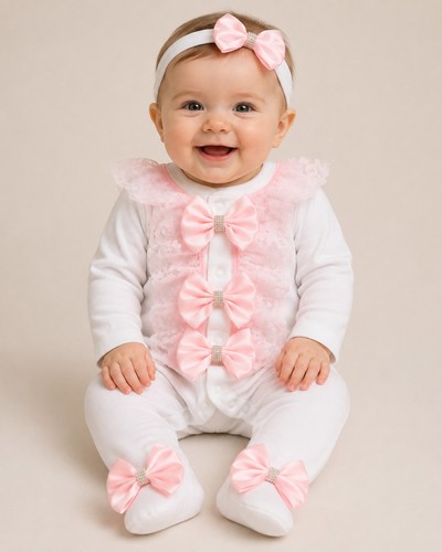 Romany babygrow pink - , and