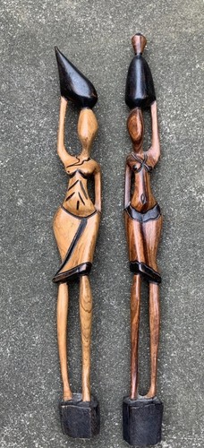 Pair handcrafted african - pair,