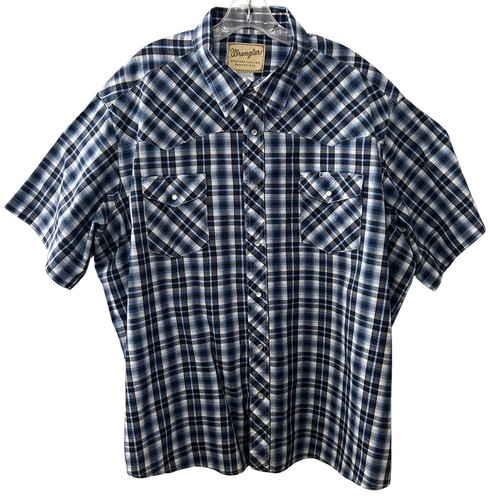 Wrangler western blue - wrangler, plaid