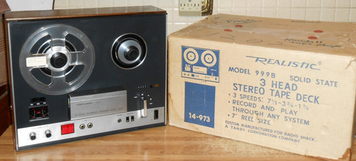 Realistic reel tape - reel, to