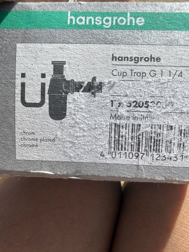 Hansgrohe cup trap - hansgrohe,